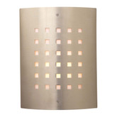 Contemporary Beauty 1 Light Outdoor Wall Sconce with Matte Opal Glass and Satin Nickel Finish