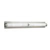 Contemporary Beauty 4 Light Bath Light with Matte Opal Glass and Satin Nickel Finish