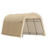 10 x 15 x 8 Feet Auto Shelter, Round Style, Sandstone Cover