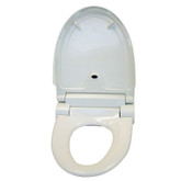 White Elongated Touch-Free Sensor Controlled Automatic Toilet Seat