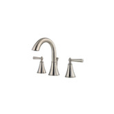 Saxton 2-Handle High-Arc 8 inch Widespread Bathroom Faucet in Brushed Nickel