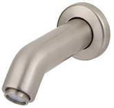 Universal Non-Diverting Tub Spout in Brushed Nickel