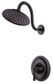 Saxton 1-Handle Shower Only Trim in Tuscan Bronze