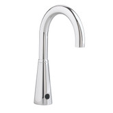 Selectronic AC-Powered 0.5 GPM Touchless Lavatory Faucet with 6 Inch Gooseneck Spout in Polished Chrome