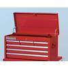 26  Inch. 6 drawer Top Chest, Red