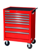 27  Inch. 7 drawer Cabinet, Red