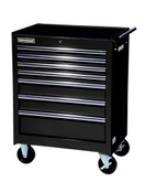 27  Inch. 7 drawer Cabinet, Black