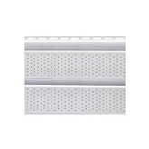 16 In. Perforated Soffit - White