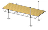 Modular Truss Dock 16 Feet x 6 Feet
