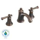 Portsmouth Single Hole 2-Handle Mid-Arc Bathroom Faucet with Speed Connect Drain in Oil Rubbed Bronze