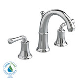 Portsmouth 8 Inch 2-Handle High-Arc Bathroom Faucet with Speed Connect Drain in Polished Chrome