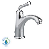 Portsmouth Monoblock Single Hole 1-Handle Mid-Arc Bathroom Faucet in Polished Chrome with Speed Connect Drain