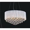 White Sheer 22 Inches Chandelier