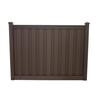 90-1/2  Inches  x 4  Inches  x 72  Inches  Unassembled Fence Section Woodland Brown