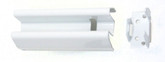 Security Hasp - 4 Inches - White