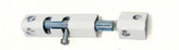 Security Bolt - 6 Inches - White