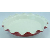 Mini Fluted Pie Plate (Red) - 7"