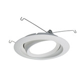 Halo 6 Inch  LED Downlight Trim, Specular Clear with White Trim Ring
