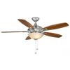 Springview 52 Inch Brushed Nickel Ceiling Fan