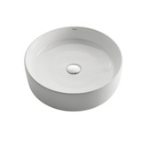 White Round Ceramic Sink