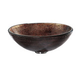 Copper Illusion Glass Vessel Sink