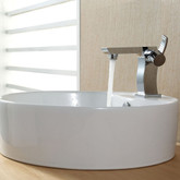 Sonus Single Lever Basin Faucet and Pop Up Drain with Overflow Chrome