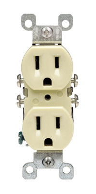 Co/Alr Receptacle, Ivory