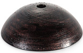 Copper Illusion Glass Vessel Sink with PU-MR Satin Nickel