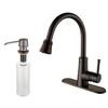 Single Lever Pull Out Kitchen Faucet and Soap Dispenser Oil Rubbed Bronze