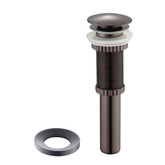 Pop Up Drain and Mounting Ring Oil Rubbed Bronze