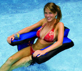 Fabric Covered U-Seat Pool Inflatable