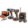 18V Compact Drill and Impact Driver Combo with Radio