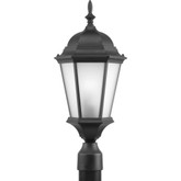 Welbourne Collection 1 Light Black Fluorescent Post Lantern