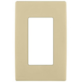 1-Gang Screwless Snap-On Wallplate for One Device, in Navajo Sand