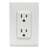 15A Colour Change Kit for Tamper Resistant Receptacles, in White on White