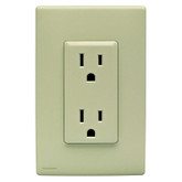 15A Colour Change Kit for Tamper Resistant Receptacles, in Prairie Sage