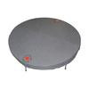 Round Grey 5 Inches/3 Inches Tapered Spa Cover - 80 Inches
