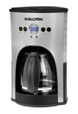 Stainless Steel/Black Programmable 12 Cup Coffee Maker