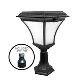 Kona Solar Lamp with 3 Inch Pole Fitter and Deck Mount