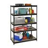 5 Shelf Heavy Duty Riveted Storage Rack With Particle Board Shelves