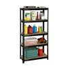 5 Shelf Slotted Storage Rack With Particle Board Shelves