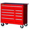 42 Inch 9 drawer Cabinet Red