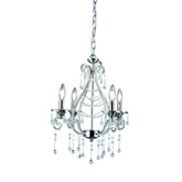Prelude Collection 4 Light Chrome Chandelier