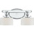 Monroe 2 Light Polished Chrome Halogen Vanity with an Opal Etched Shade