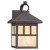 1 Light Antique Bronze Incandescent Outdoor Wall Lantern