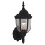 1 Light Black Incandescent Outdoor Wall Lantern