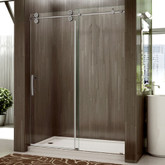 Shower Door - Rolling Door And A Single Fixed Panel
