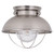 1 Light Brushed Stainless Incandescent Outdoor Ceiling Fixture