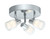 Salti LED Ceiling Light 3L, Chrome Finish with Frosted & Clear Glass