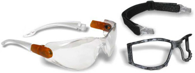 Workhorse 2 in1 Safety Glasses/Goggle with Clear Lens